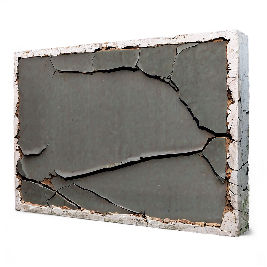 Cracked Concrete Wall Png 05242024 PNG Image