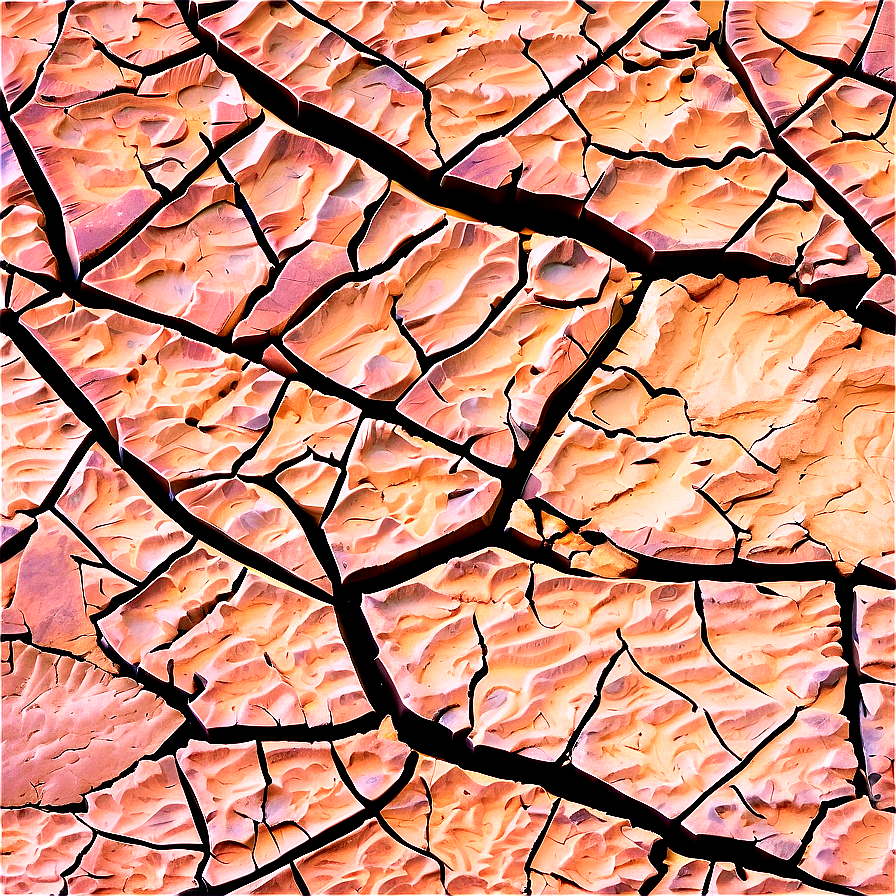 Cracked Dry Riverbed Png Lwt PNG Image