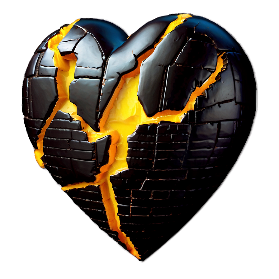 Cracked Heart Emoji Png Nga PNG Image