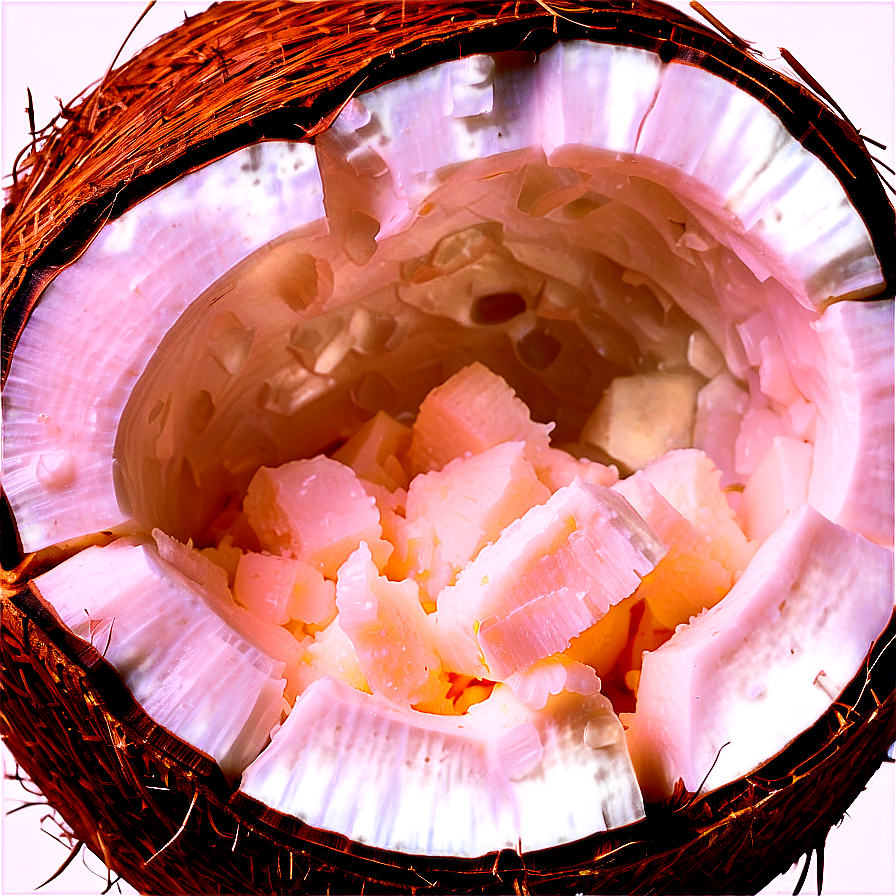 Cracked Open Coconut Png 05242024 PNG Image