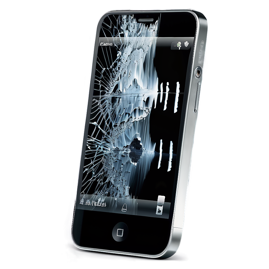 Cracked Smartphone Camera Png 21 PNG Image