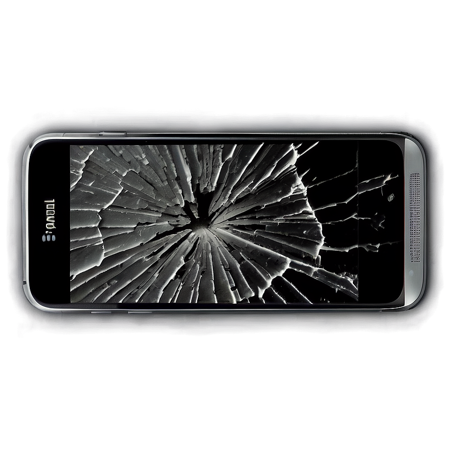 Cracked Smartphone Camera Png Ldg PNG Image