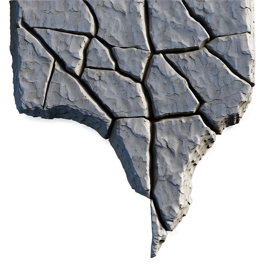 Cracked Stone Slab Png Ivb88 PNG Image