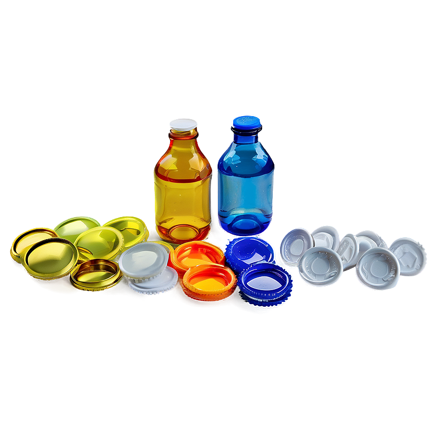 Craft Bottle Cap Assortment Png Ekx PNG Image