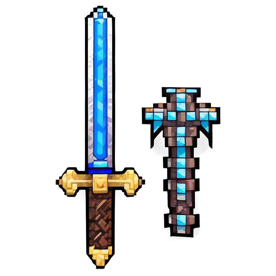 Craftable Minecraft Swords Collection Png 05252024 PNG Image