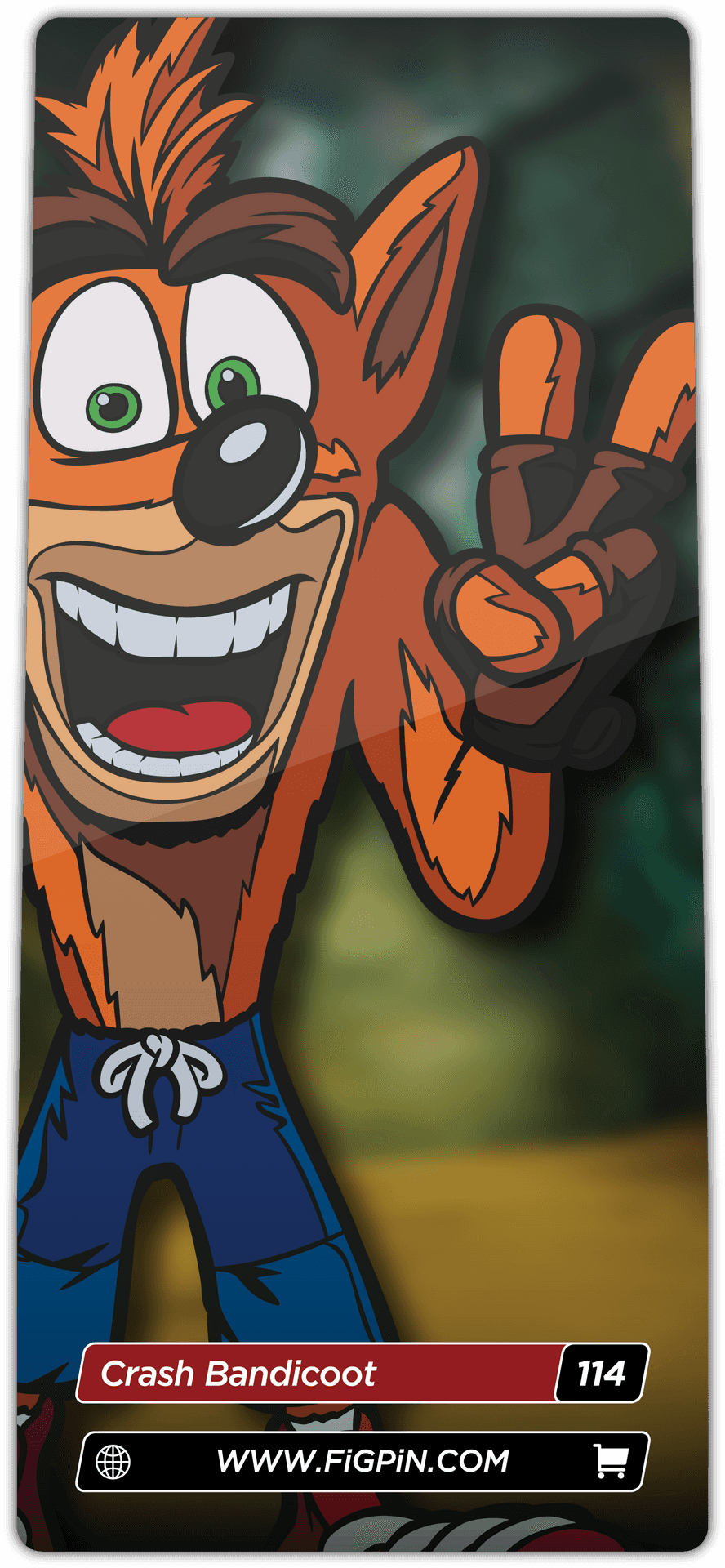 Crash Bandicoot Victory Pose Fig Pin PNG Image