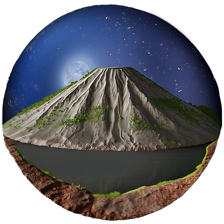 Crater History Ancient Erosion Png 63 PNG Image