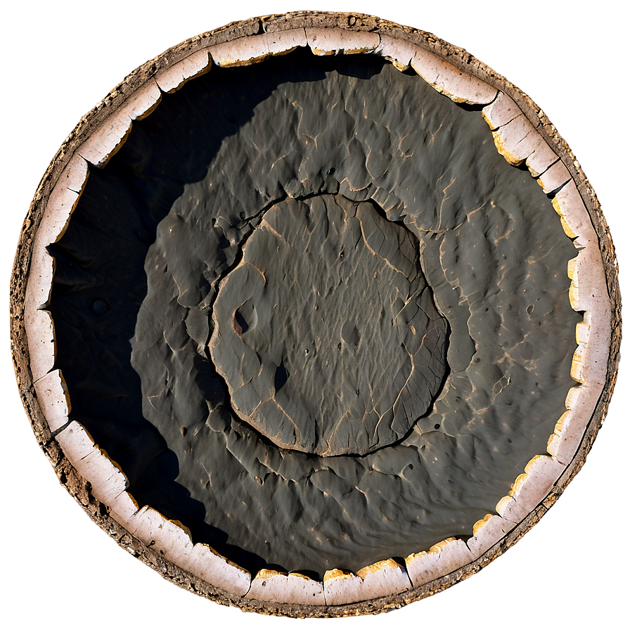 Crater Top View Texture Png Fgs25 PNG Image