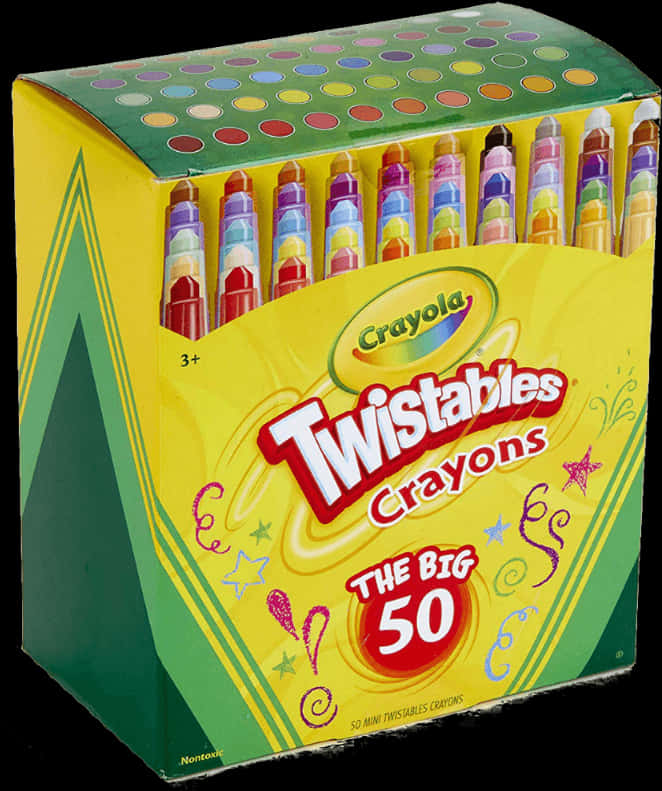 Crayola Twistables Crayons50 Pack PNG Image