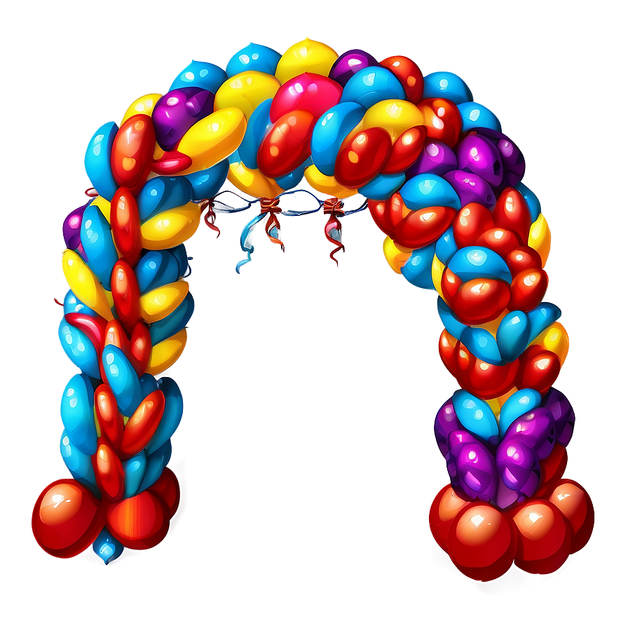 Creative Balloon Arch Designs Png Yxh PNG Image