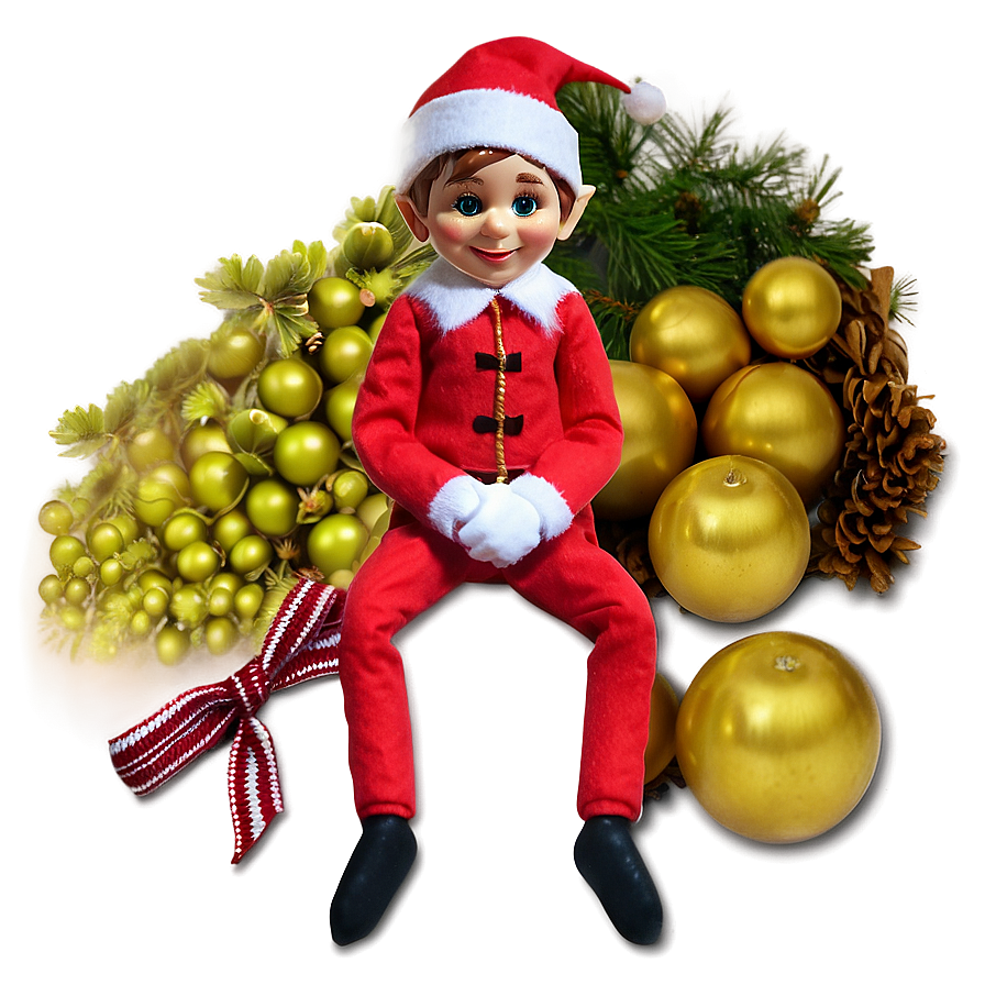 Creative Elf On Shelf Png Uss22 PNG Image