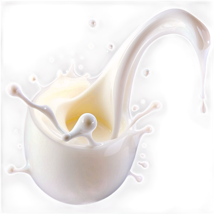 Creative Milk Splash Png Ctx PNG Image