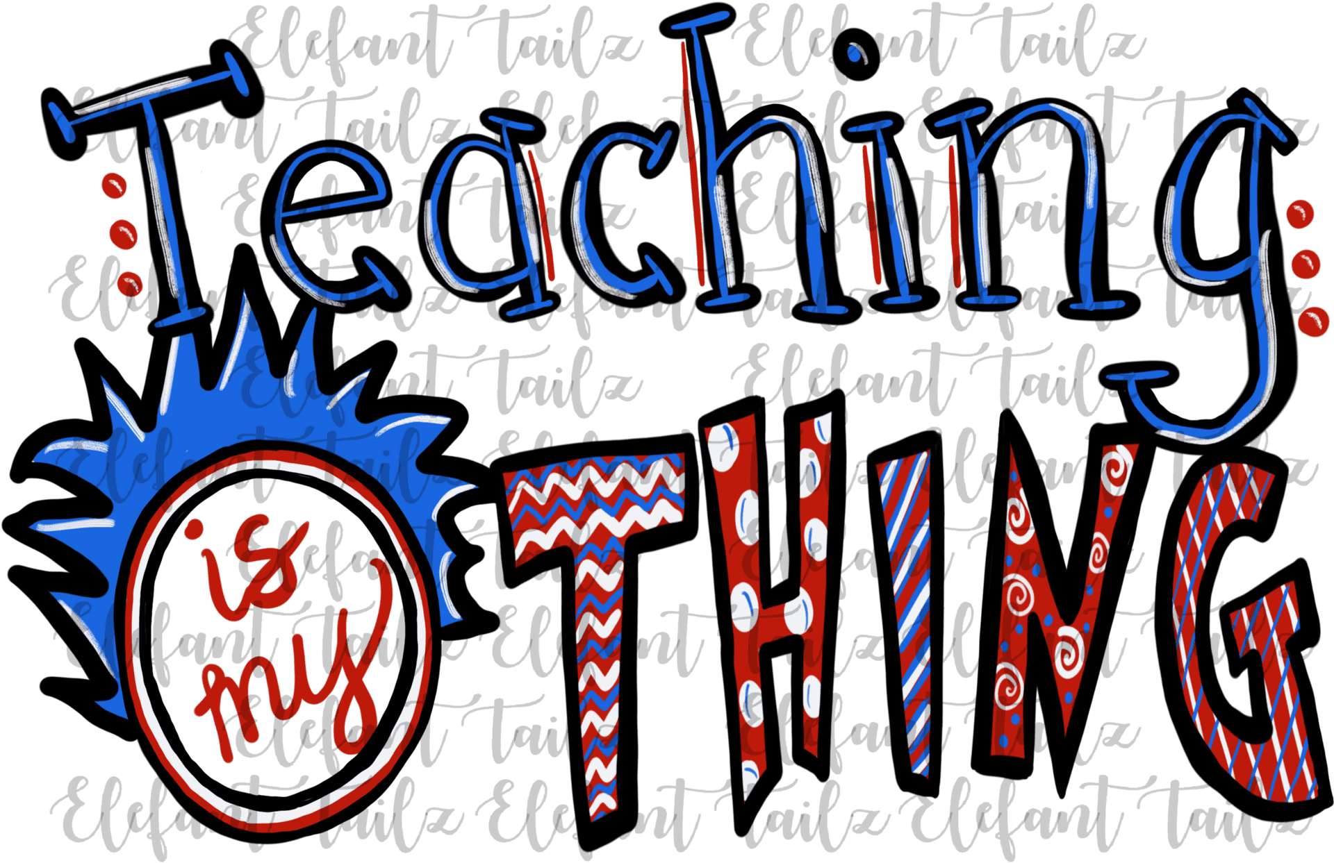 Creative Teaching Word Art PNG Image