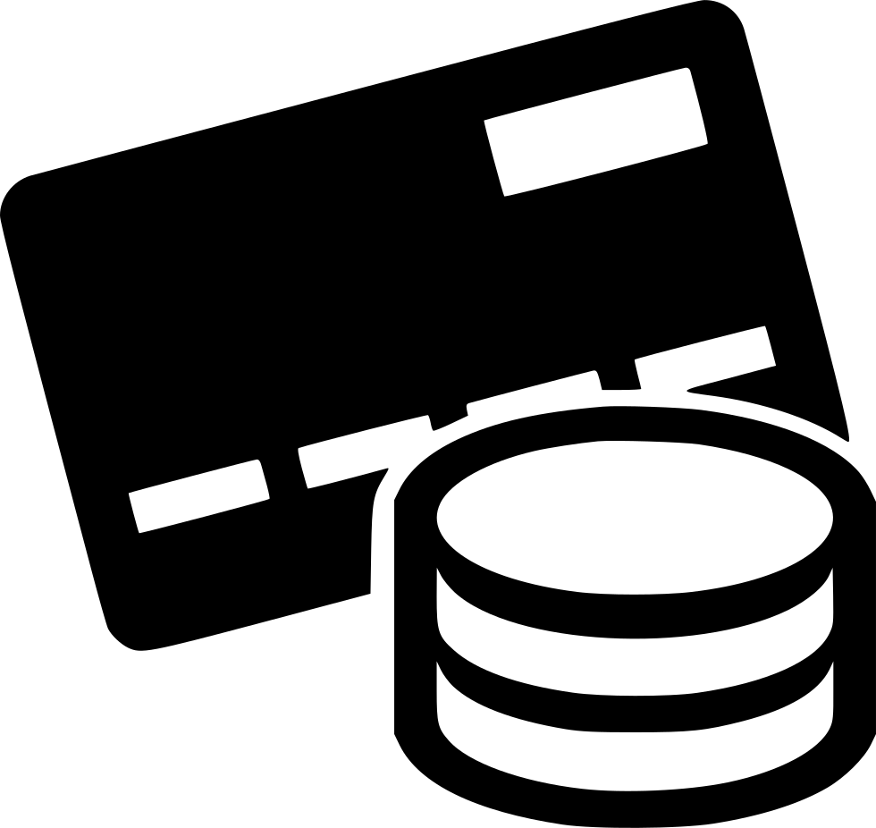 Credit Cardand Coins Icon PNG Image