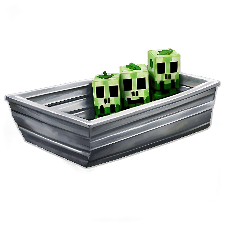 Creeper In Boat Png 05232024 PNG Image