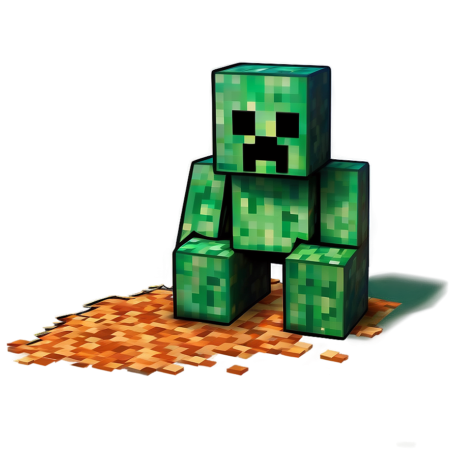 Creeper Minecraft Halloween Png Myl PNG Image