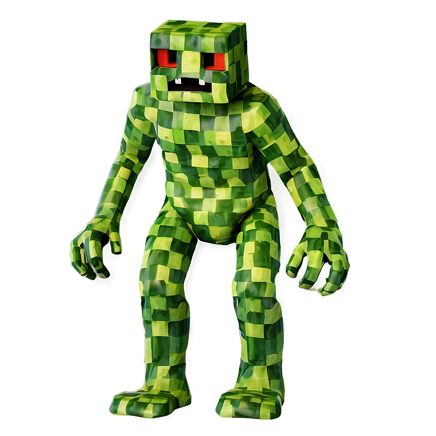 Creeper Near Lava Png Biy63 PNG Image