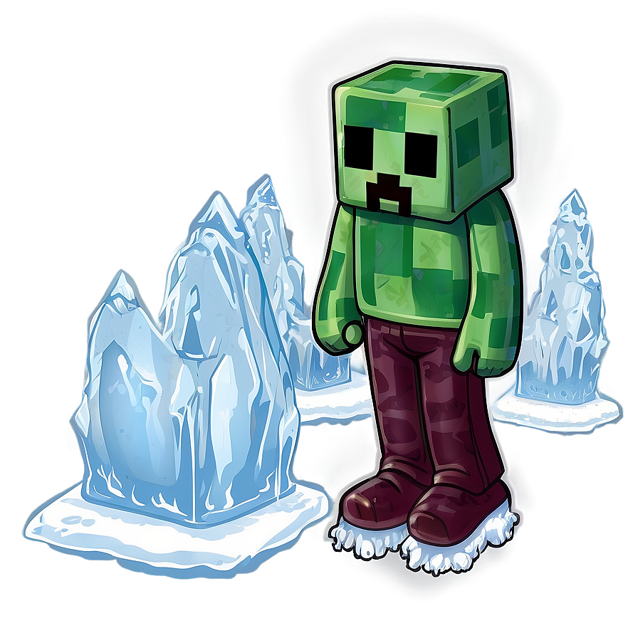 Creeper On Ice Png 65 PNG Image