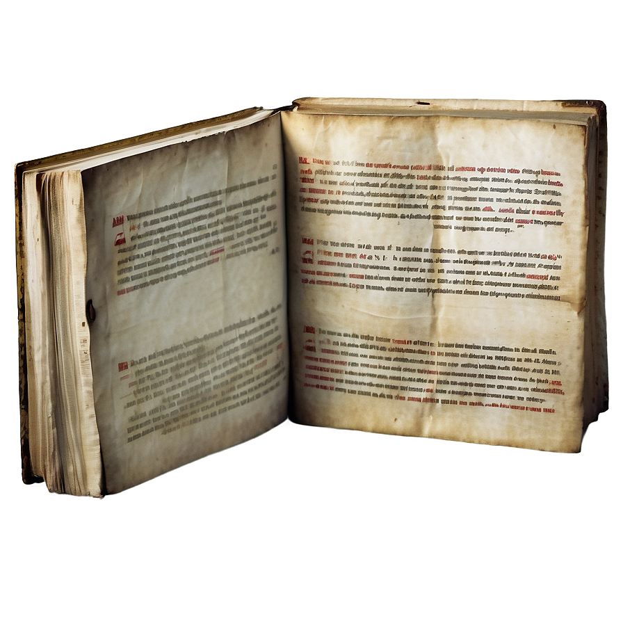 Creepy Ancient Book Png Asx PNG Image