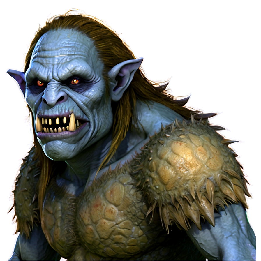 Creepy Cave Troll Png Fco PNG Image