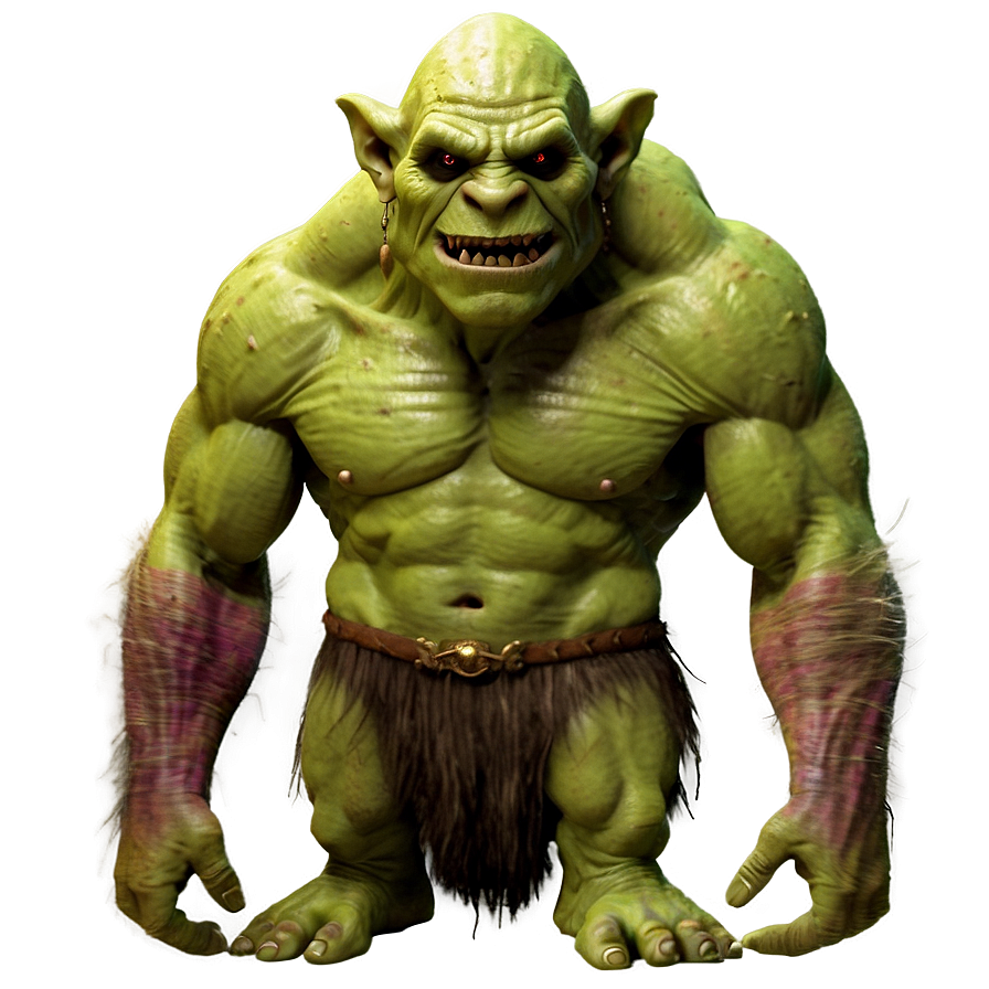 Creepy Cave Troll Png Tlw PNG Image