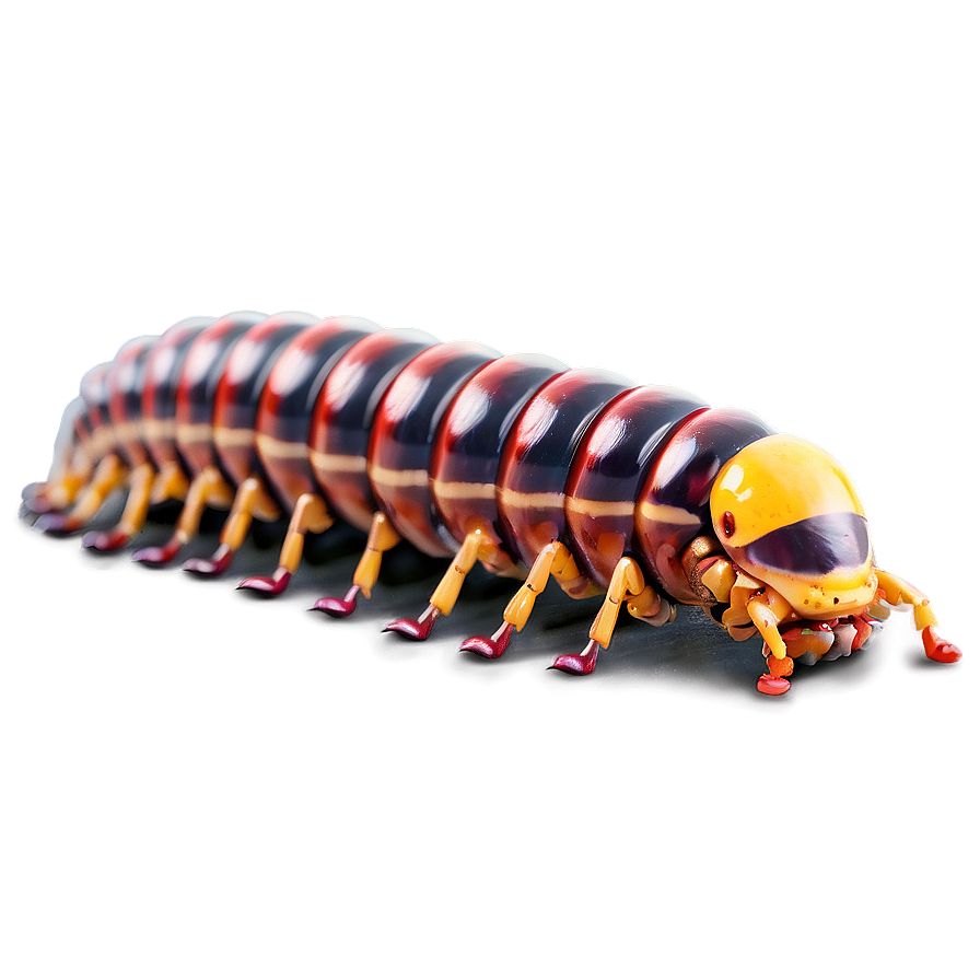 Creepy Centipede Close-up Png Jof75 PNG Image