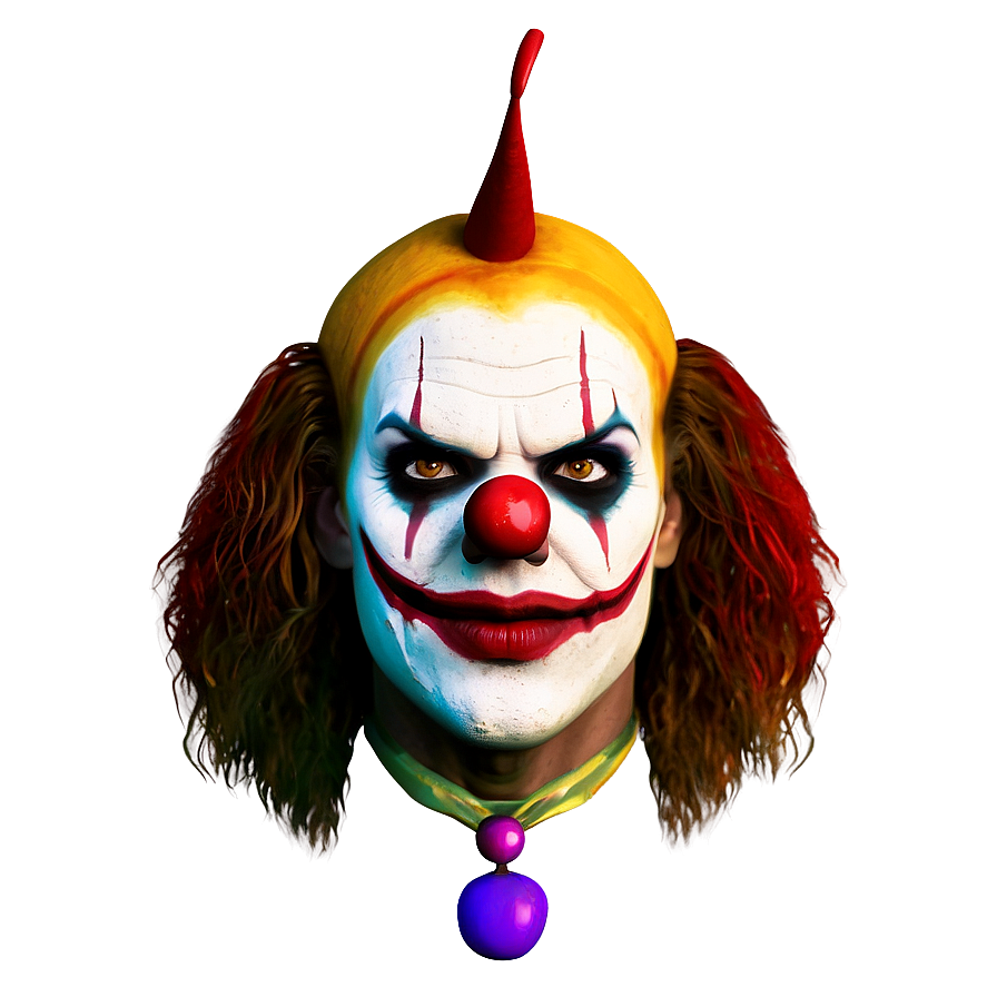 Creepy Clown Makeup Png Iww PNG Image