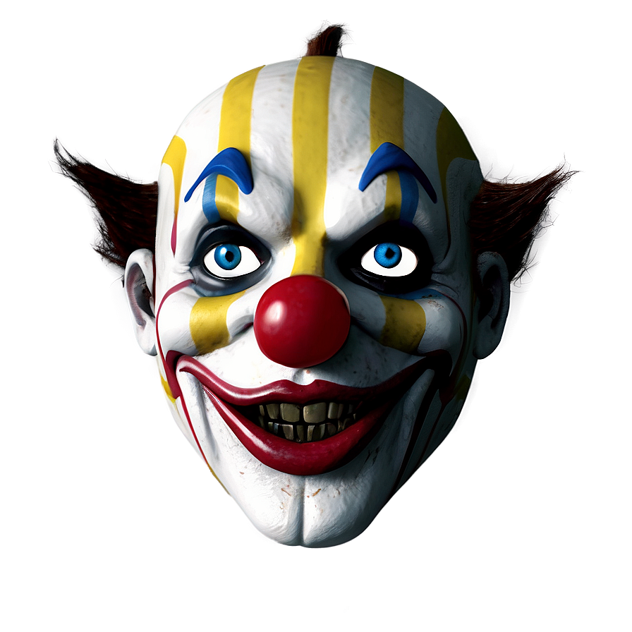 Creepy Clown Mask Png 06212024 PNG Image