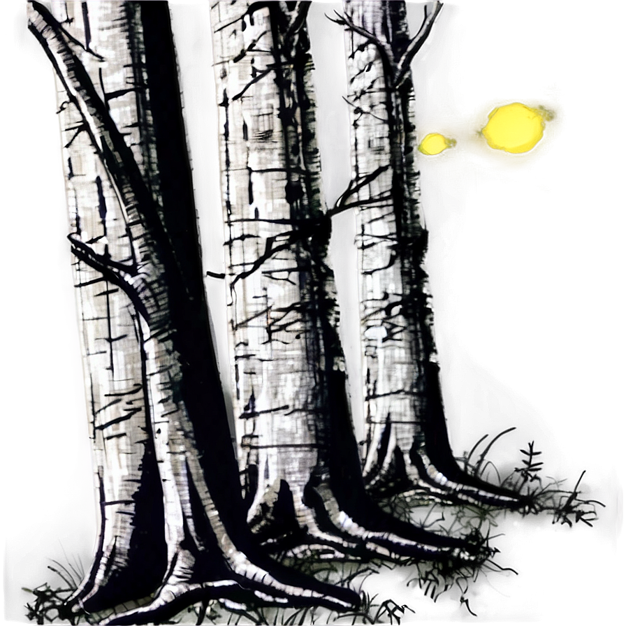 Creepy Forest Png 06202024 PNG Image