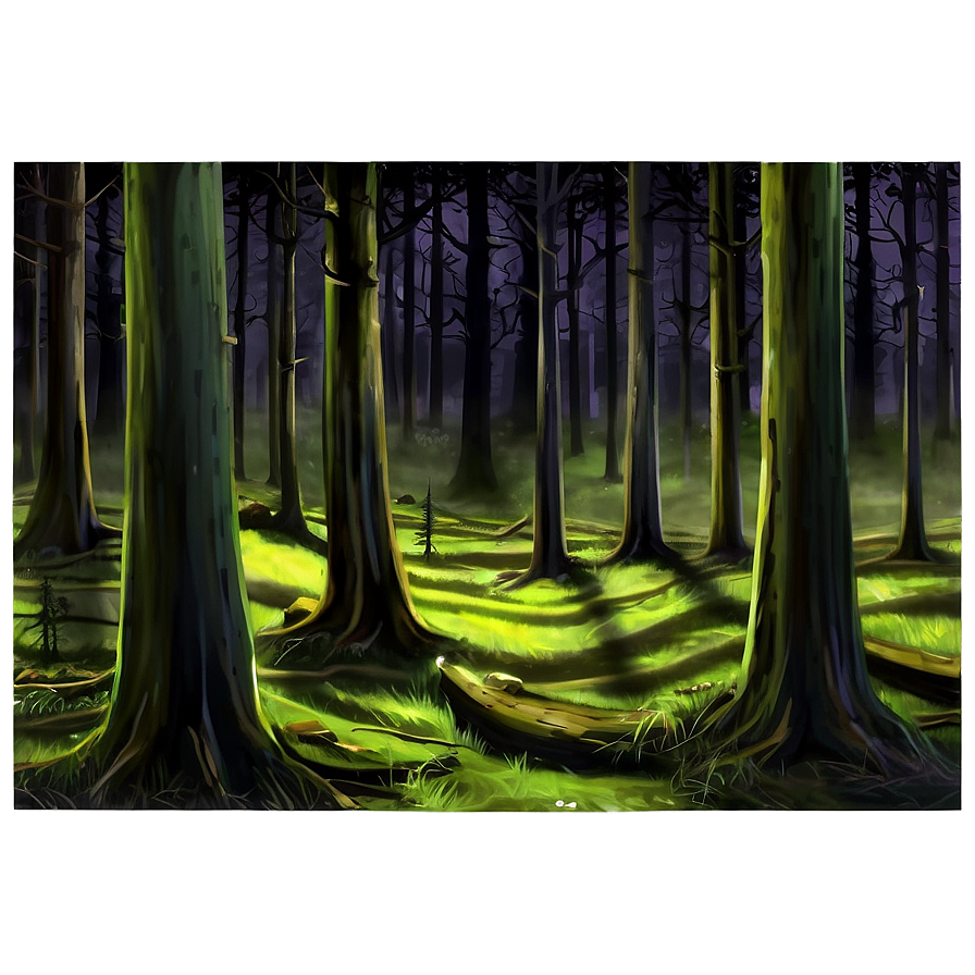 Creepy Forest Png Fsk54 PNG Image