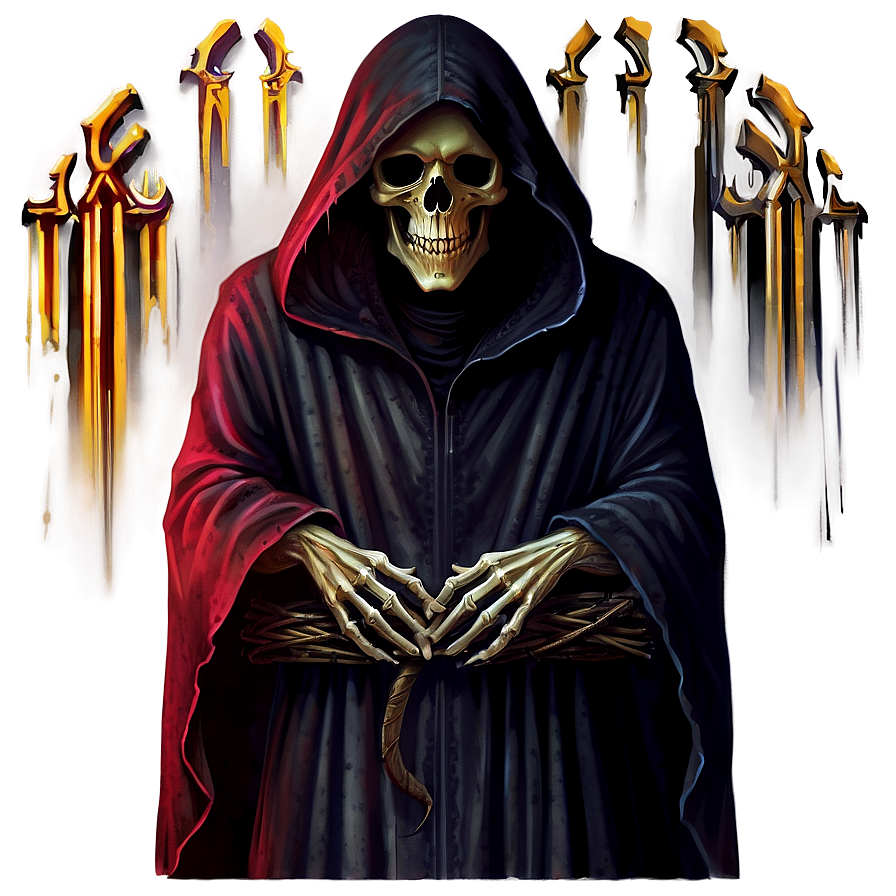 Creepy Grim Reaper Png 05062024 PNG Image