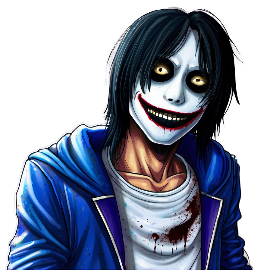 Creepy Jeff The Killer Artwork Png 16 PNG Image