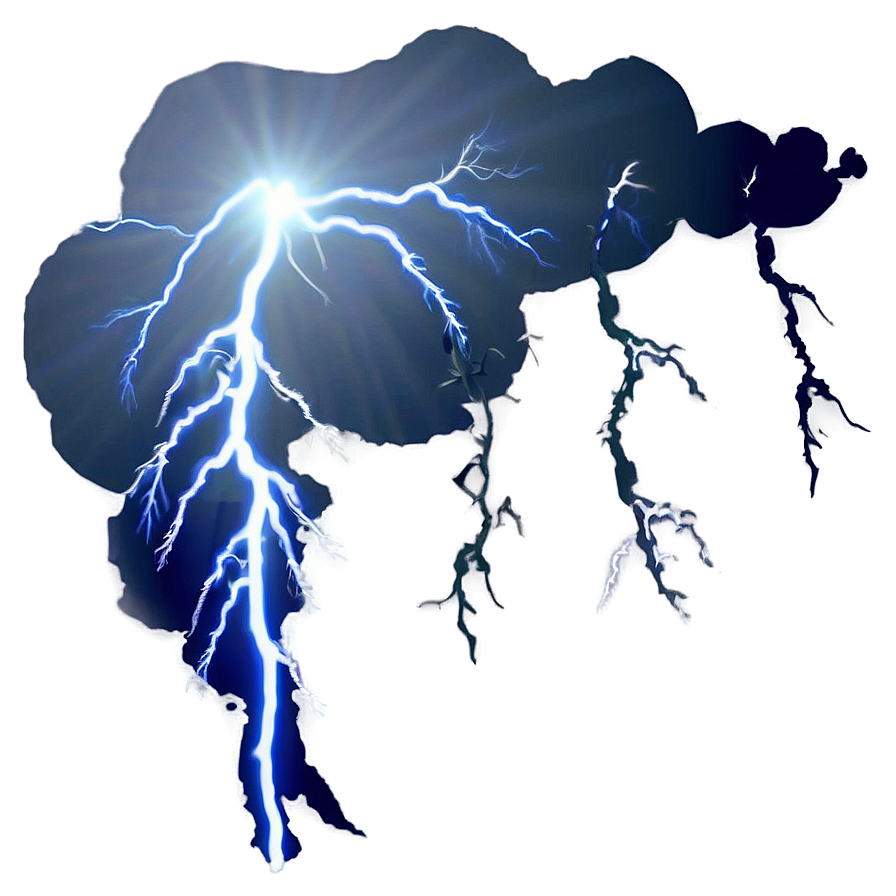 Creepy Lightning Strike Png Vhe82 PNG Image