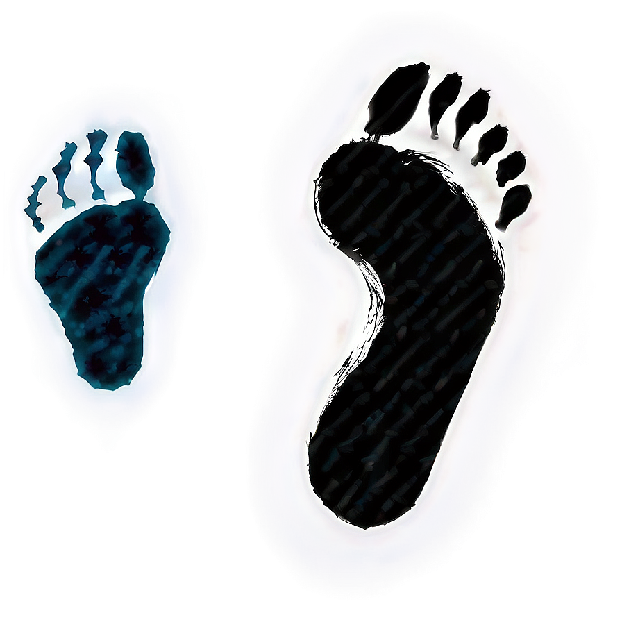 Creepy Mysterious Footprints Png 06202024 PNG Image