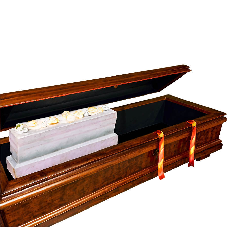 Creepy Open Coffin Png Qrv PNG Image