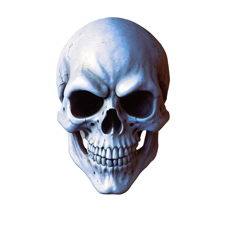 Creepy Skull Face Drawing Png Dpk PNG Image