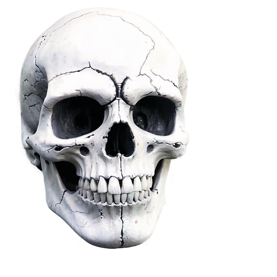 Creepy Skull Face Drawing Png Sww79 PNG Image