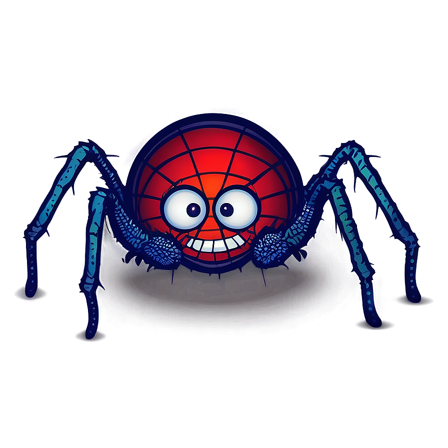 Creepy Spider Cartoon Png Cyb17 PNG Image