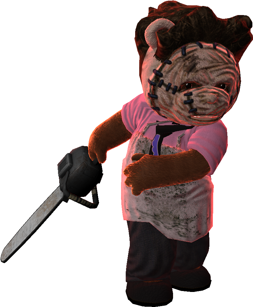 Creepy_ Teddy_ With_ Chainsaw.png PNG Image