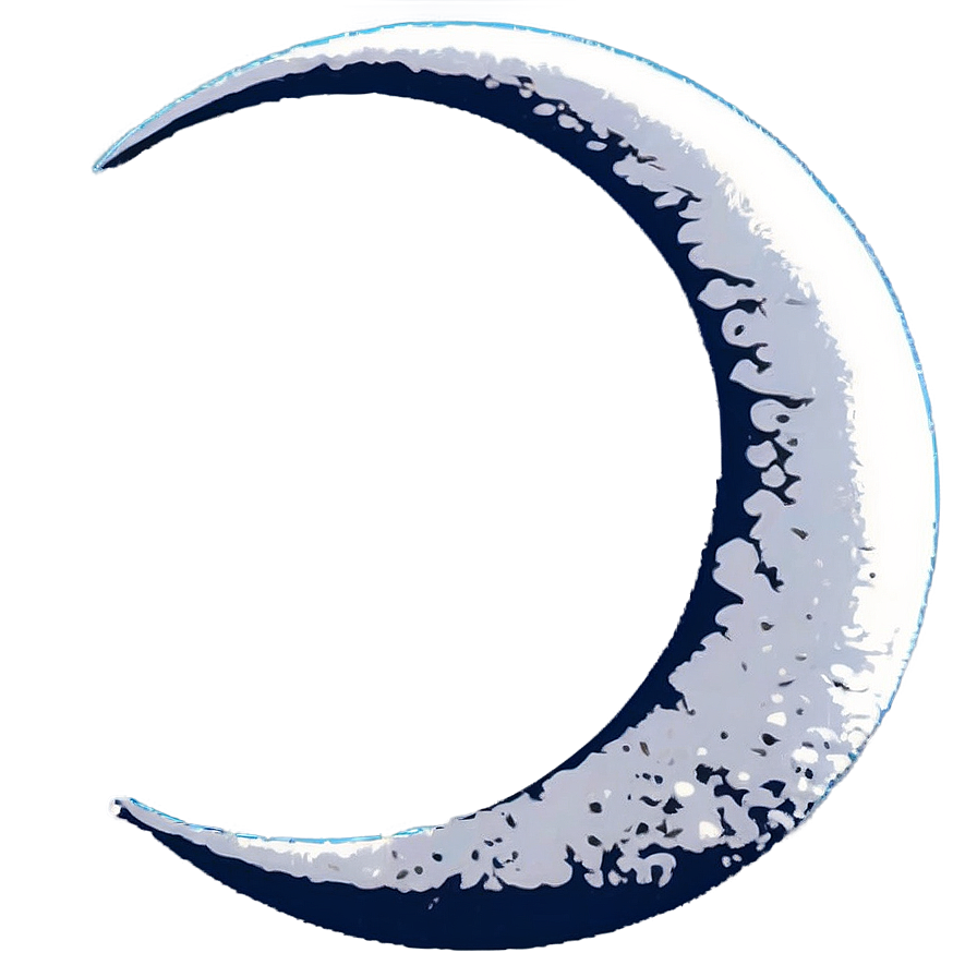 Crescent Moon And Clouds Png 05212024 PNG Image