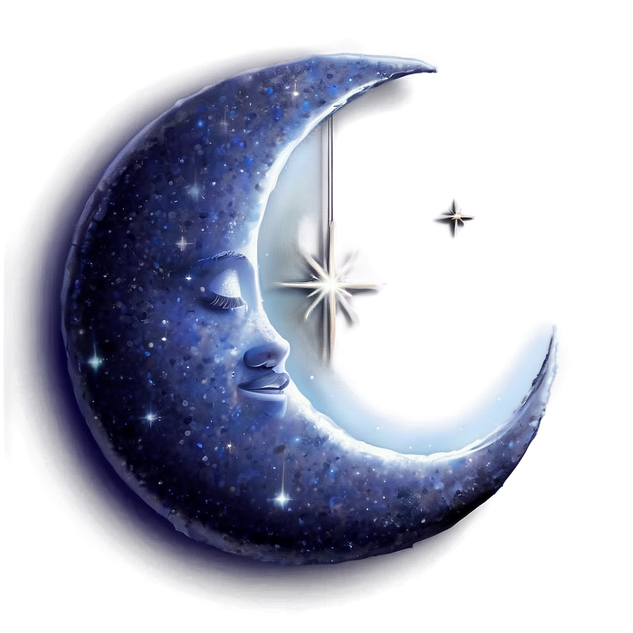 Crescent Moon Fantasy Art Png 05212024 PNG Image