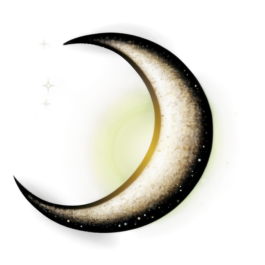 Crescent Moon Illustration Png Ndy PNG Image