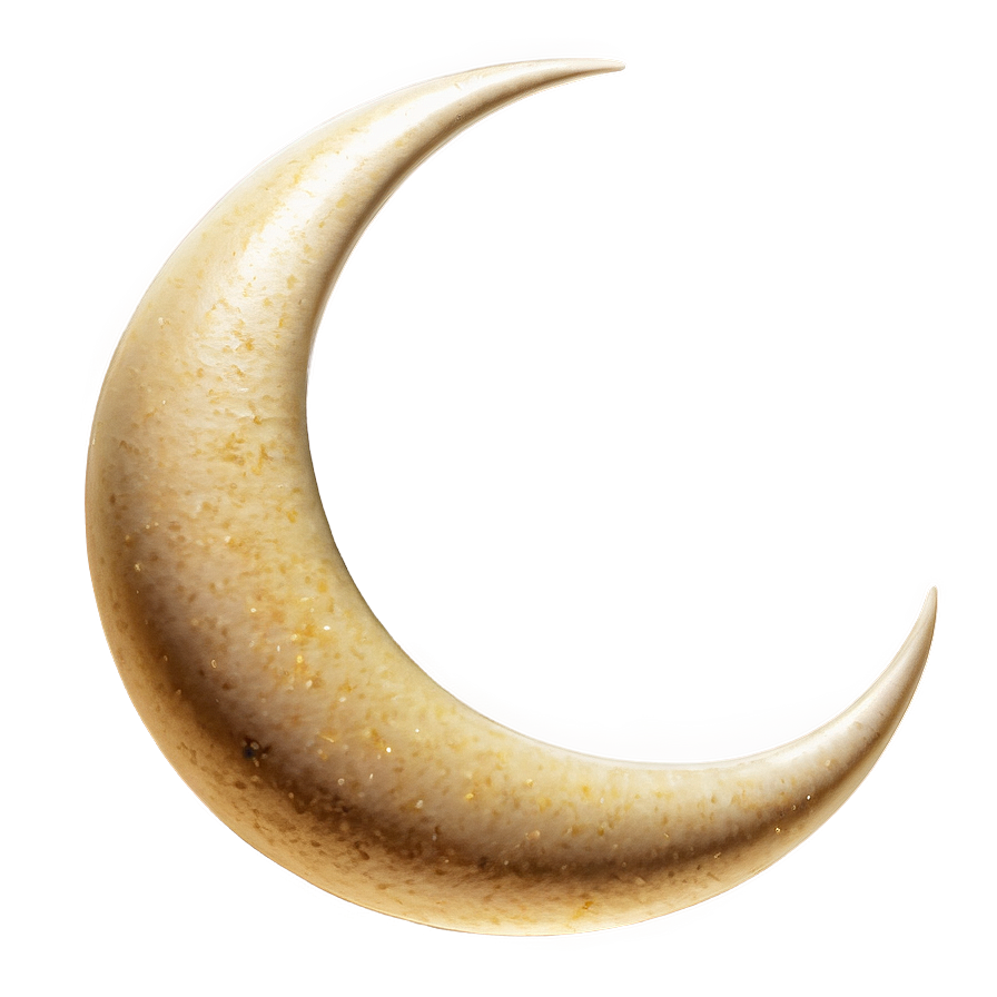 Crescent Moon With Face Png Ybg PNG Image