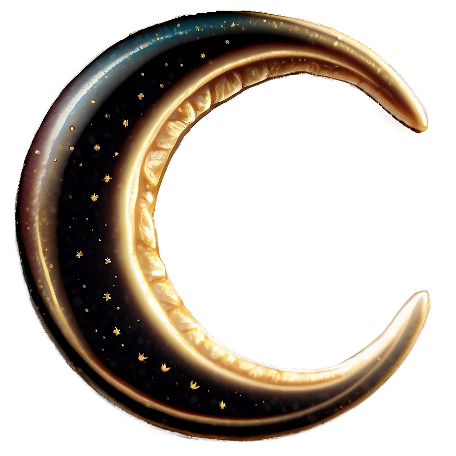 Crescent Shape Outline Png Rqo PNG Image