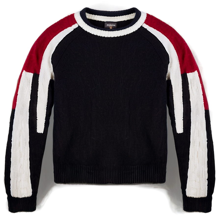 Crewneck Pullover With Contrast Trim Png Pwp95 PNG Image