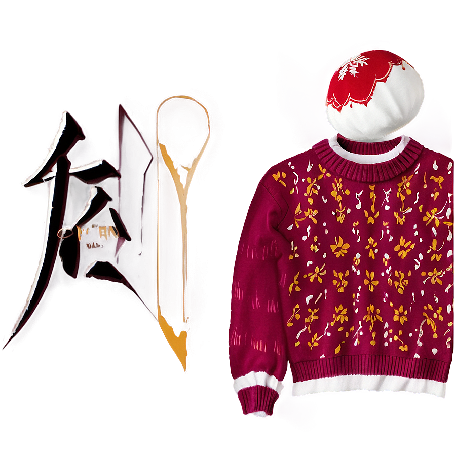 Crimson Red Sweater Png 87 PNG Image