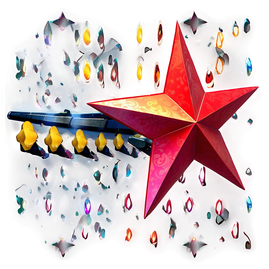 Crimson Star Png Anx PNG Image