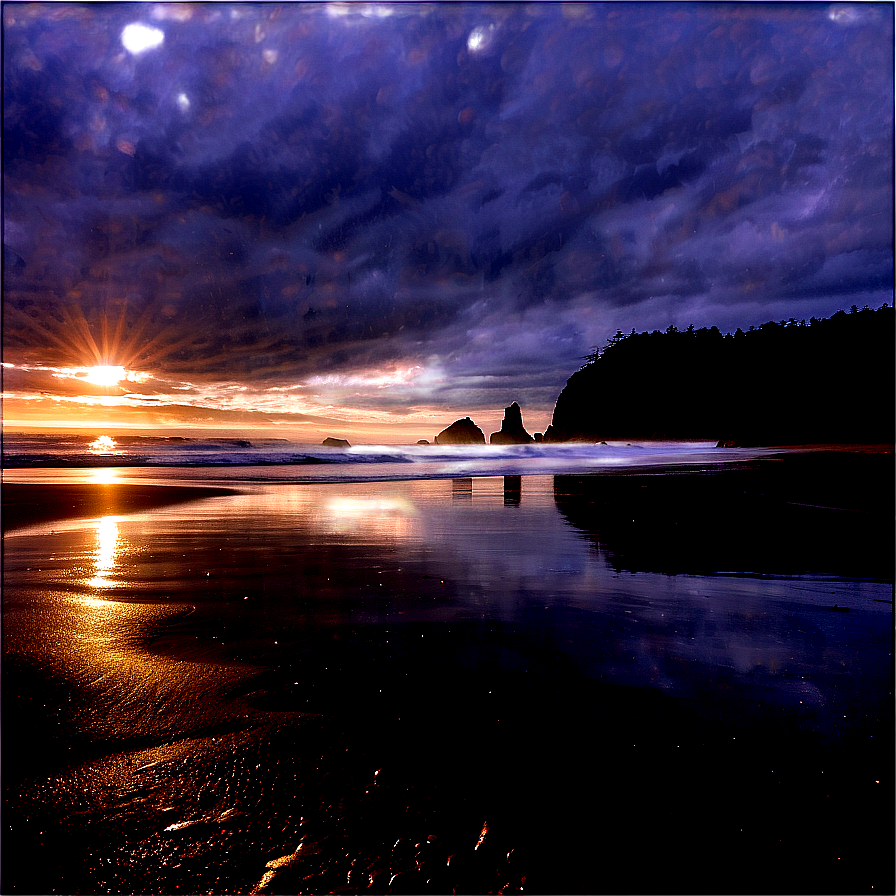 Crisp Cannon Beach Morning Png Yyp PNG Image