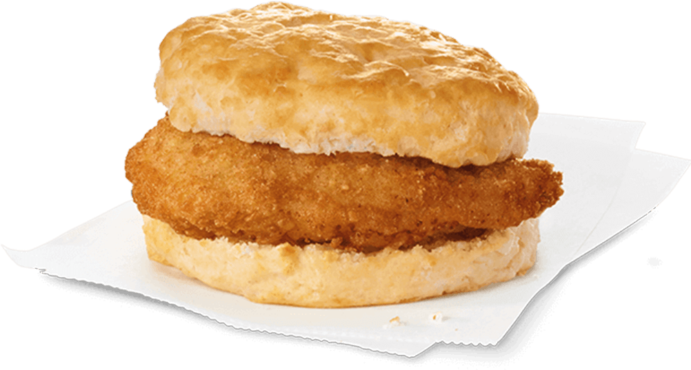 Crispy Chicken Biscuit Sandwich PNG Image