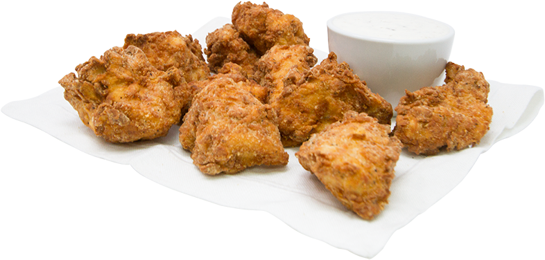 Crispy Chicken Nuggetswith Dipping Sauce PNG Image